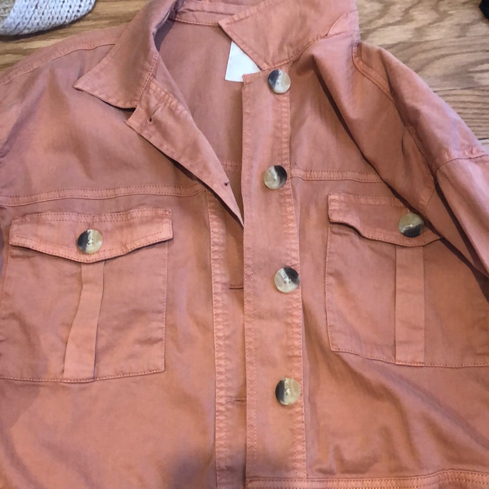 Peach jacket!!